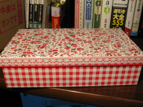 リユース可能な素敵な外箱です。