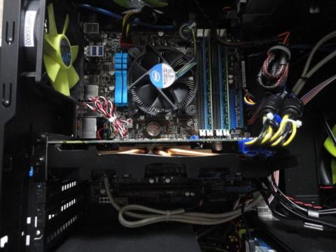PC内部全体写真です