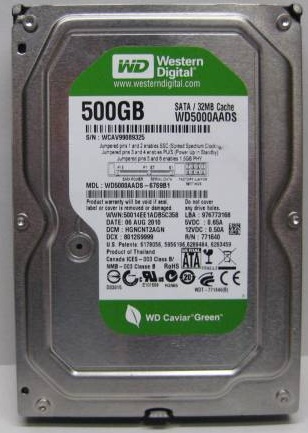 WD5000AADS 500GB