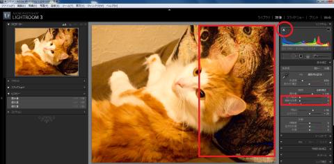補助光効果調整をしてみます