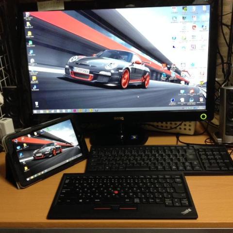 Lenovo Miix2 8とThinkPad Bluetooth キーボードで使います