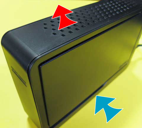 ハードディスクの冷却方法