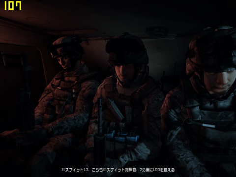 フルスクリーン解像度 640x480、映像画質 低