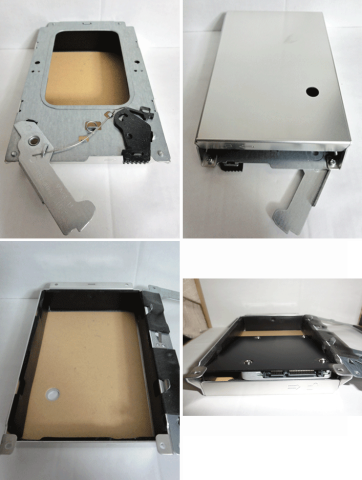 ハードディスクケースにSSDを入れる。