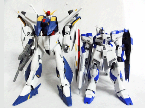 ROBOT魂 SIDE MS Ξガンダム。で、でかい。