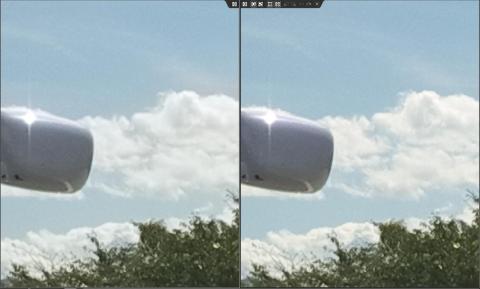 雲の輪郭にフリンジあり!