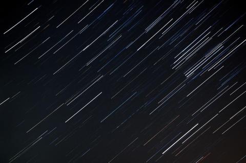 オリオン座 比較明合成