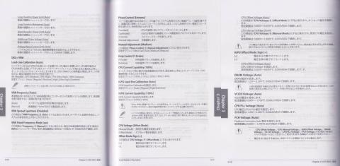 AiTweakerメニュ-(OC関連の設定)②