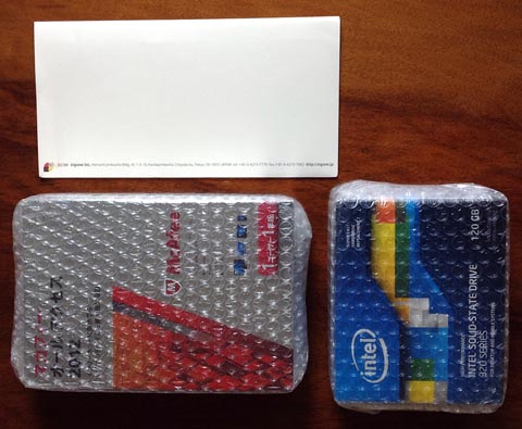 同封のマカフィーと