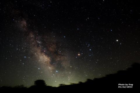 さそり座~いて座(土星も付いてるよ)