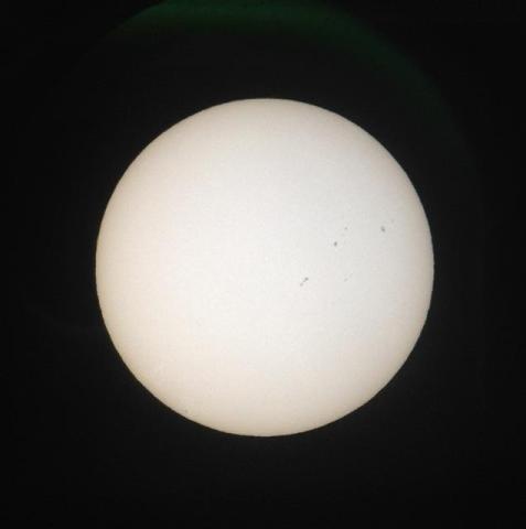 iPhoneで撮影した太陽