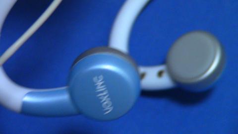 骨伝導なので耳に負担になりません。