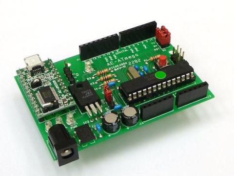 秋月CPUボード制作例