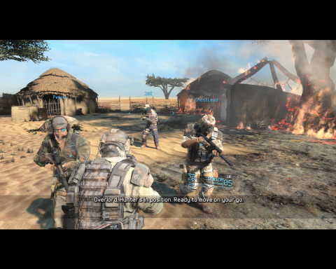 チームメートのGhost Lead、Pepper、30K。凄腕の兵士たちだ