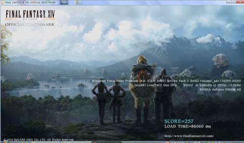 VGN-CS91SのFFベンチ結果