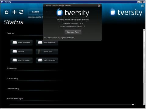 TVersity 1.9.2