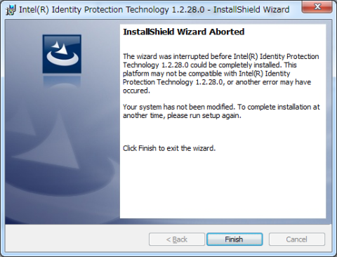 HP Pavillion dv6iでインストール。先に進めない。