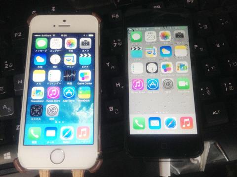 iPhone 5SとiPhone 5