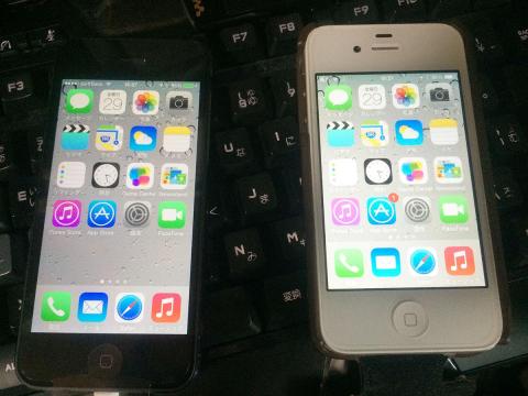 iPhone 5と乗換元のiPhone 4S