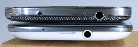 上面:ヘッドセット端子