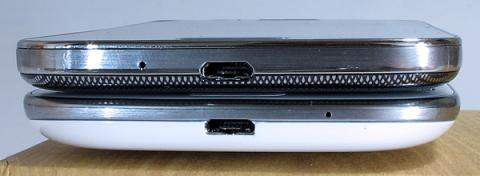 下面:micro-USB端子