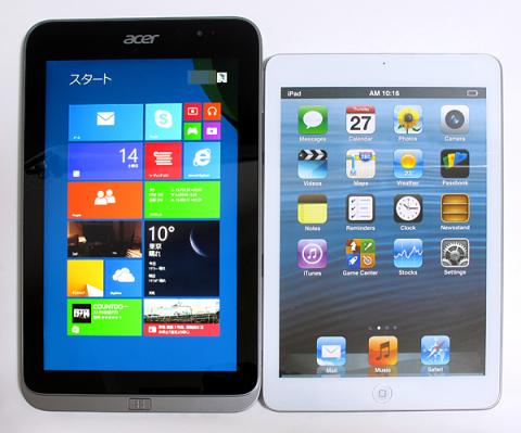 iPad mini(モックアップ)と比較