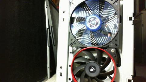 CORSAIR AF120換装後フロンとサイド