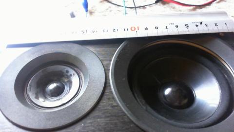 スピーカーとしては大きくない