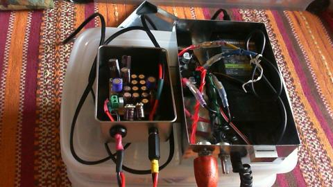 NFJ 25V バルクキャパシタボードとセットで使用します