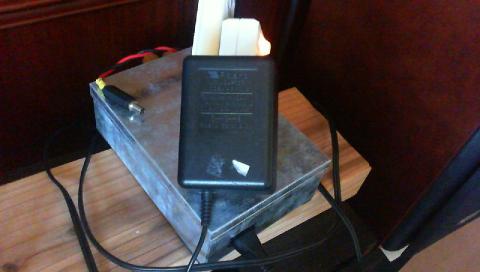 帰宅して計測中