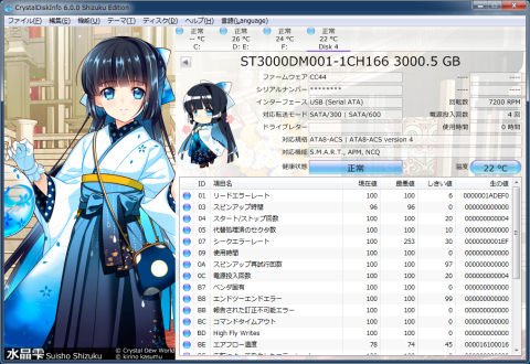 Seagate ST3000DM001-1CH166