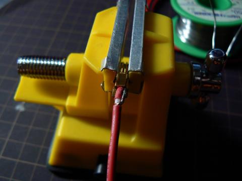 MMCX コネクタへのはんだづけ