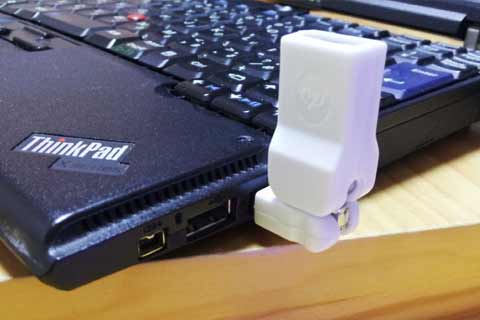 ThinkPadに接続