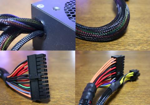 ケーブルの形状 24ピンと8(4+4)ピン