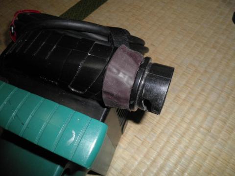 裏返しで織り込みます