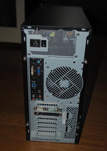 PCケース裏面