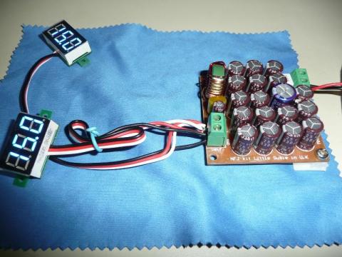 デジタル電圧計をLittle Susie 25V耐圧仕様で動かす