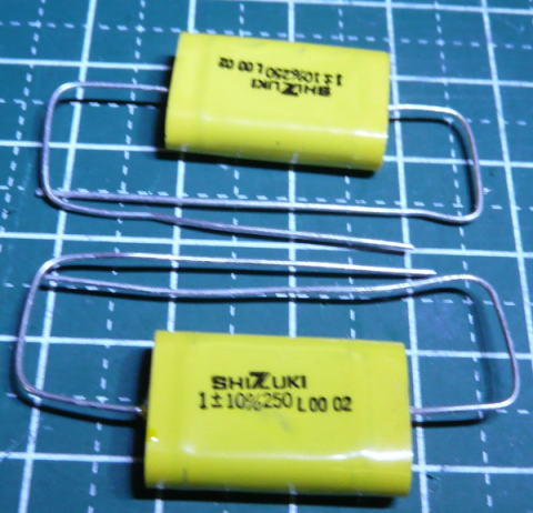 指月SHIZUKI TME 250V/1μF オーディオ用フィルムコンデンサ