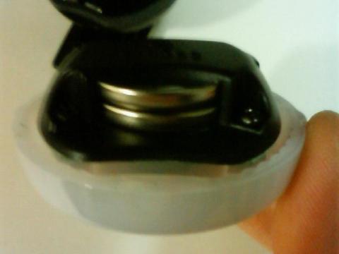 ボタン電池の2段重ね