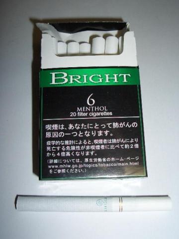 BRIGHT 6mg メンソール(中身)