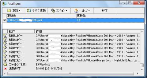 コピーバックアップ
