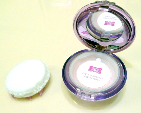 パフを取ったところ