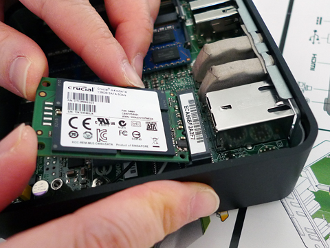 こちらも斜めにさして