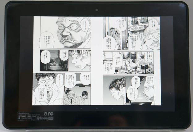 Web用に縮小したので多少つぶれてしまいましたが、セリフのルビは柱の注意書きまでくっきり見えていました。