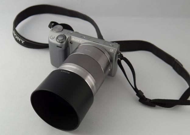 これは単焦点レンズ装着時の写真