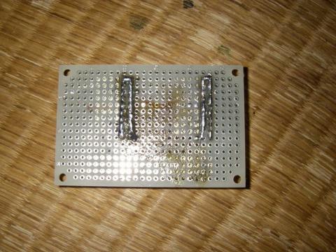 半田面、更に汚いですが、通信できればOK!