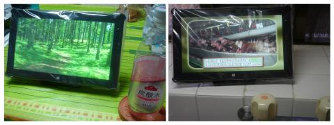 防水対応タブレット【使用状況】