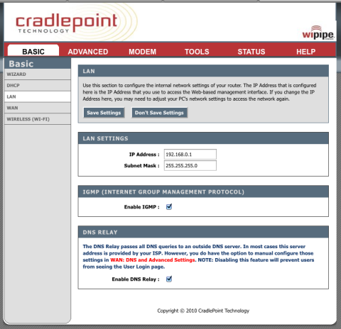 設定画面の例、英語ですが適当にいじれば何とかなりますw