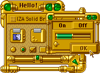 デビュー作です。真ちゅうをイメージしたスキームです。