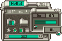 金属系の風合いのスキームです。